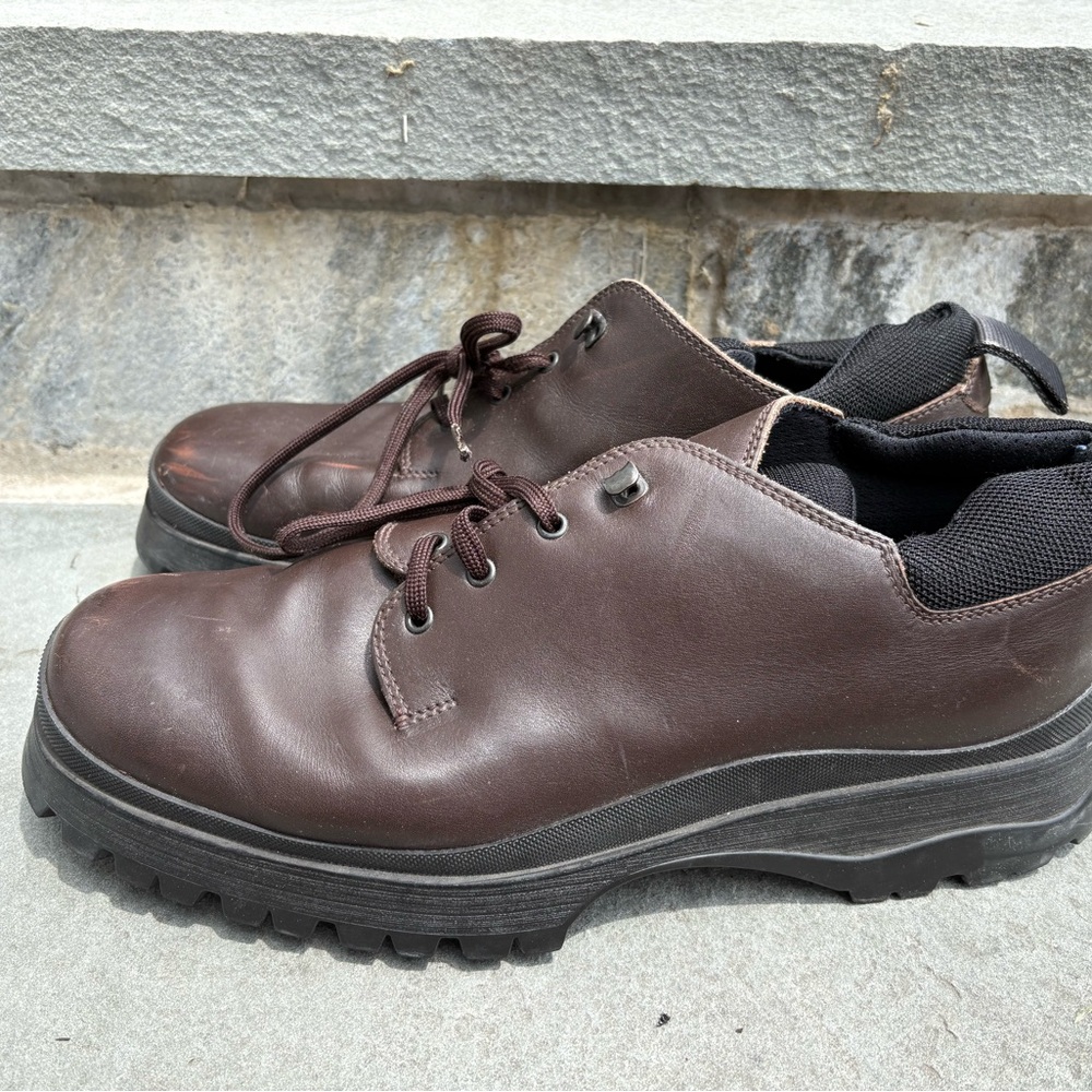 Mens Prada Lace up Boots brown Prada size 12